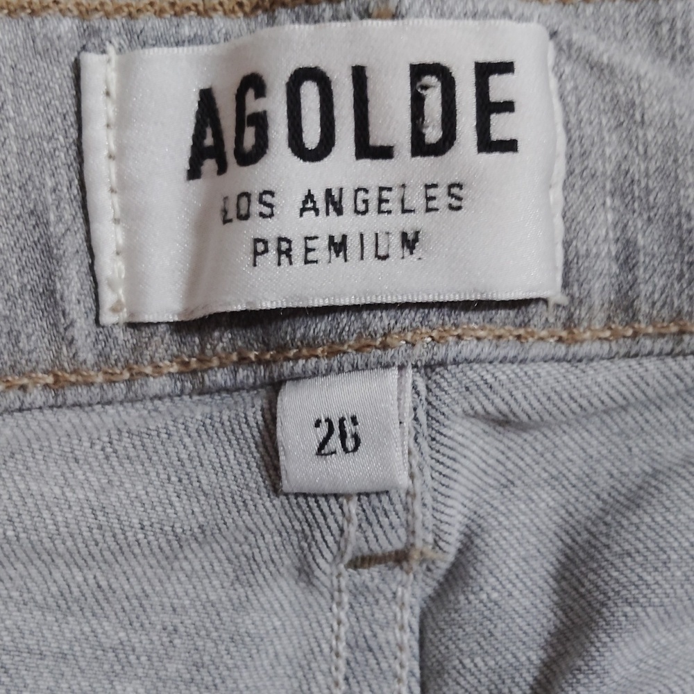 AGOLDE Sophie High Rise Crop Skinny in Portland Destructed Size 26 - Picture 4 of 6